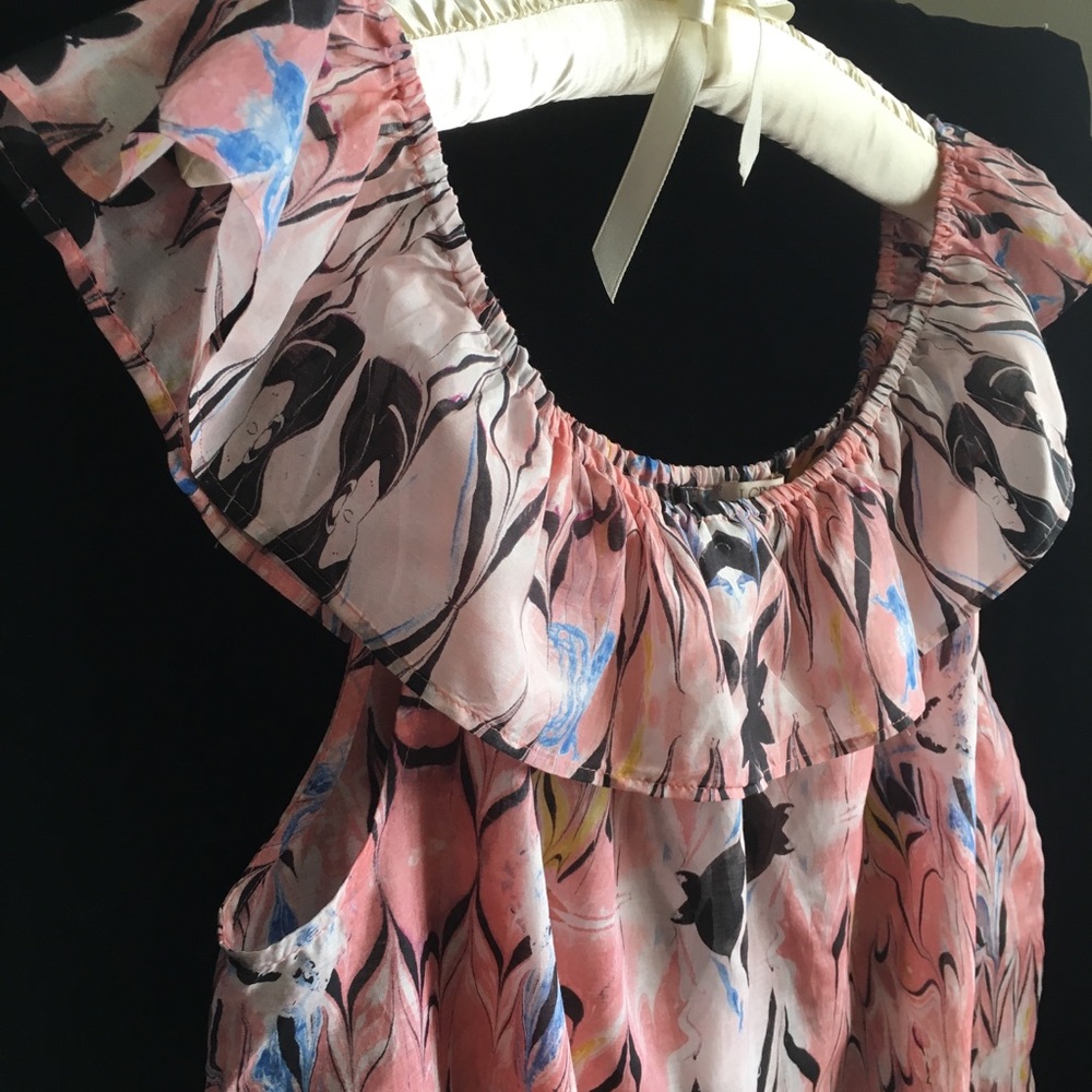 NWT J Crew Peasant Ruffle Off-Shoulder Top - Sz XL